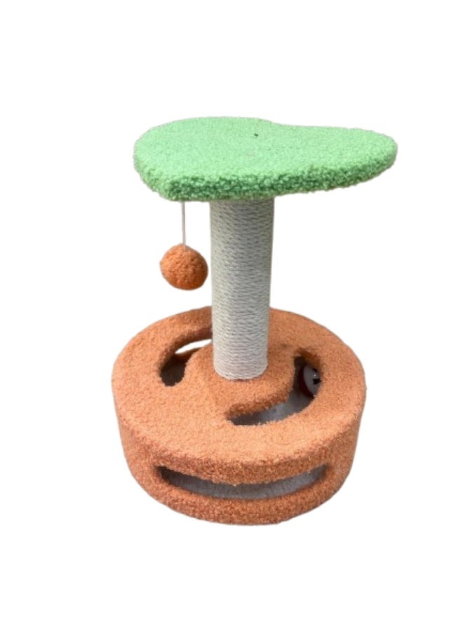 تصميم على شكل قلب مع خدوش قطة - Image 1